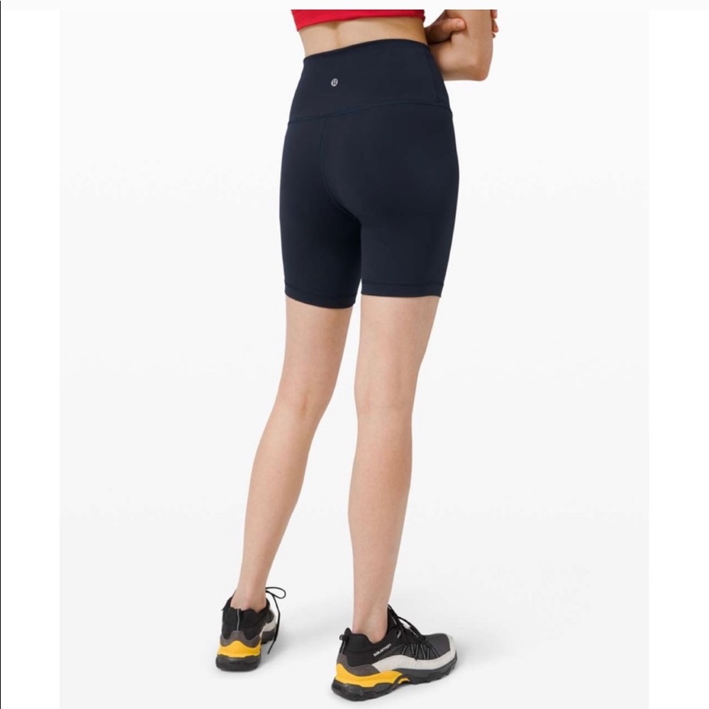 High waisted bicycle shorts